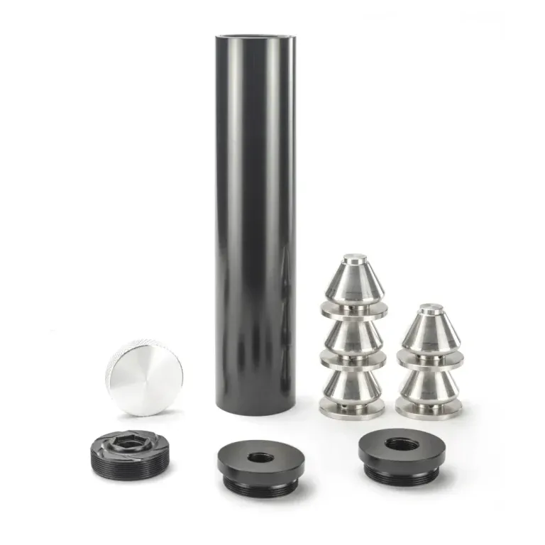 Car 8″L 1.58″ OD Stainless Steel Fuel Filter Solvent Trap Kit with Aluminum Spade Cone Cups and Steel Recoil Booster (1/2×28 + 5/8×24） - Image 7