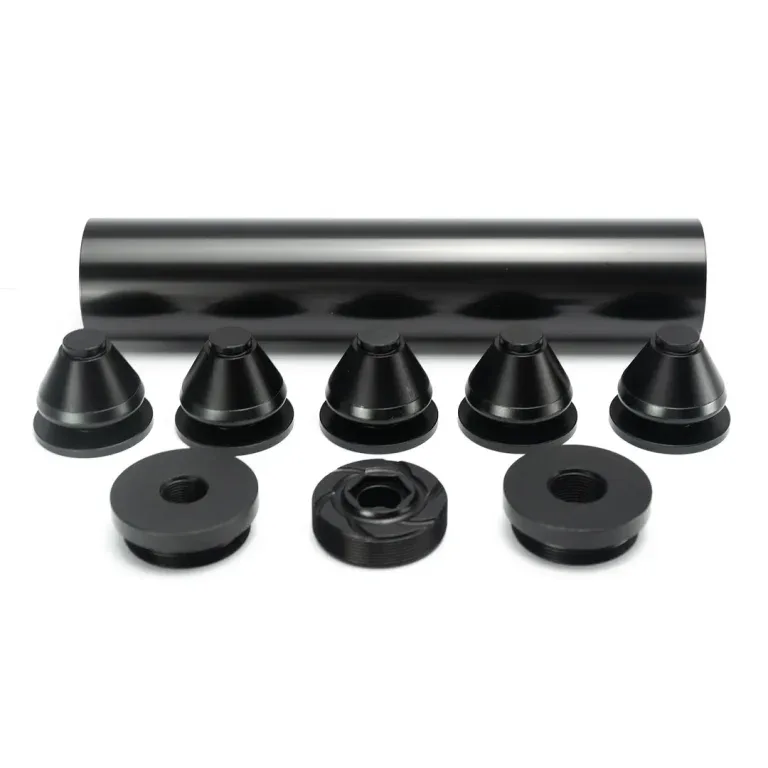 Car 8″L 1.58″ OD Stainless Steel Fuel Filter Solvent Trap Kit with Aluminum Spade Cone Cups and Steel Recoil Booster (1/2×28 + 5/8×24） - Image 8