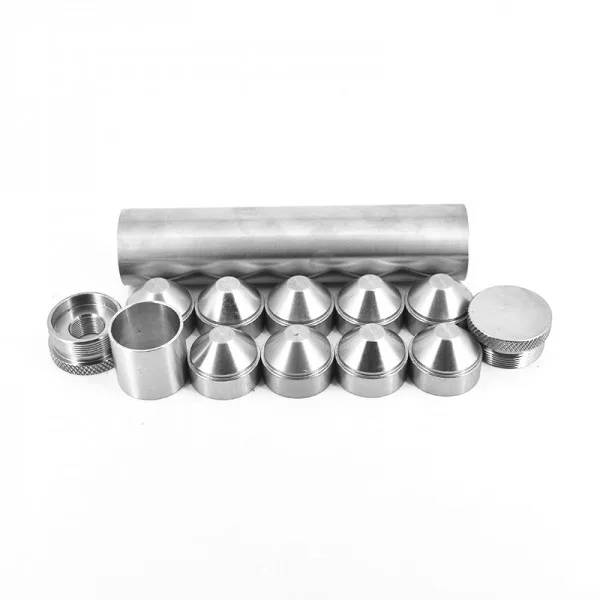 Elevate Your Vehicle’s Maintenance with the Titanium Tube Solvent Trap Car Fuel Filter 7″ L, 1.45″ OD, 1/2×28 or 5/8×24 Thread, 9x Stainless Steel CNC Cups, Napa 4003 Compatible - Image 10