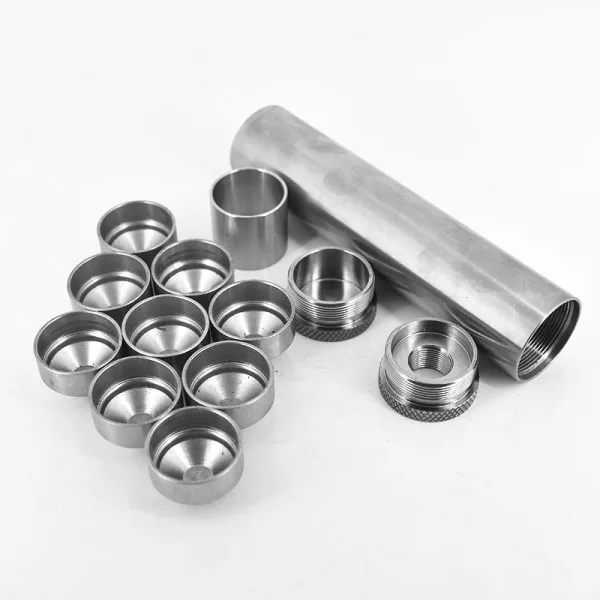 Elevate Your Vehicle’s Maintenance with the Titanium Tube Solvent Trap Car Fuel Filter 7″ L, 1.45″ OD, 1/2×28 or 5/8×24 Thread, 9x Stainless Steel CNC Cups, Napa 4003 Compatible - Image 3