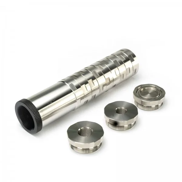 Revolutionize Your Firearm Maintenance with the 7″L 1.5″ OD Dodecagonal Stainless Steel 17-4 Modular Solvent Trap MST Kit - Image 4