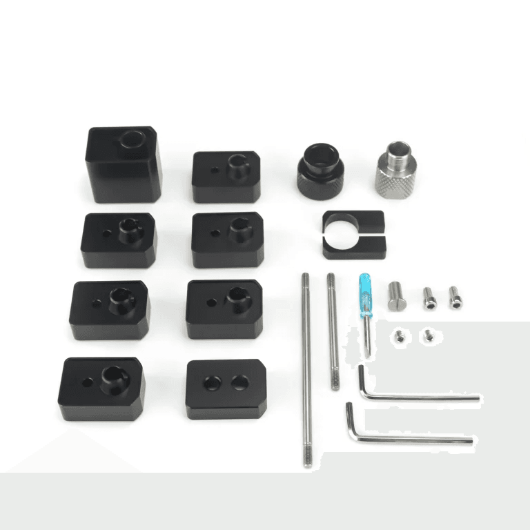 DIY Modular Aluminum Single Core Cleaning Filter Kit Personalized Assembly, Square Monocore, 1/2×28 & 13.5x1LH - Image 7