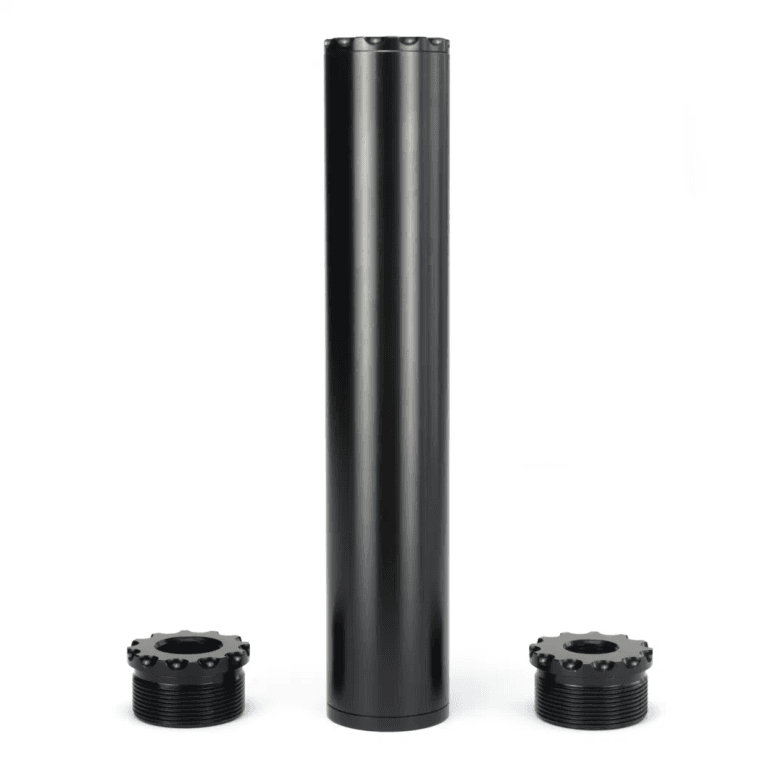 Enhance Solvent Management with the Single Core Aluminum Solvent Trap 6.3‘’ L, 1.15‘’ OD, 1/2X28, 5/8X24 End Cap - Image 3