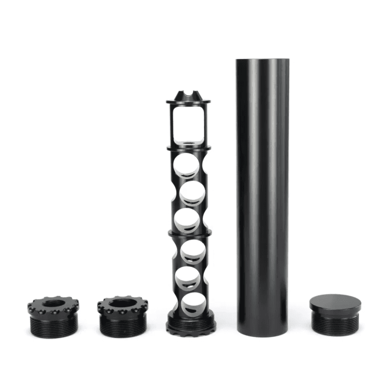 Enhance Solvent Management with the Single Core Aluminum Solvent Trap 6.3‘’ L, 1.15‘’ OD, 1/2X28, 5/8X24 End Cap - Image 9