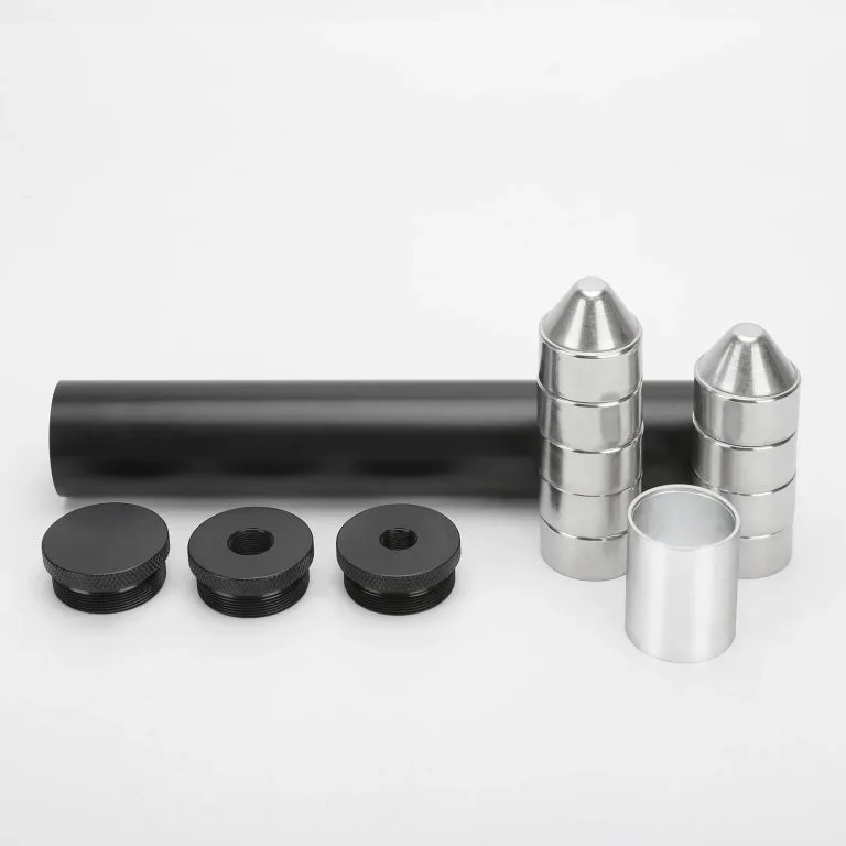 Enhanced Firearm Filtration: 7″ Aluminum Tube Solvent Trap Kit with Stainless Steel Cups-1/2-28 + 5/8-24 Threads - Image 2