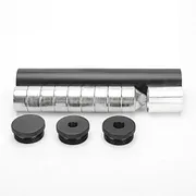 Enhanced Firearm Filtration: 7″ Aluminum Tube Solvent Trap Kit with Stainless Steel Cups-1/2-28 + 5/8-24 Threads - Image 6