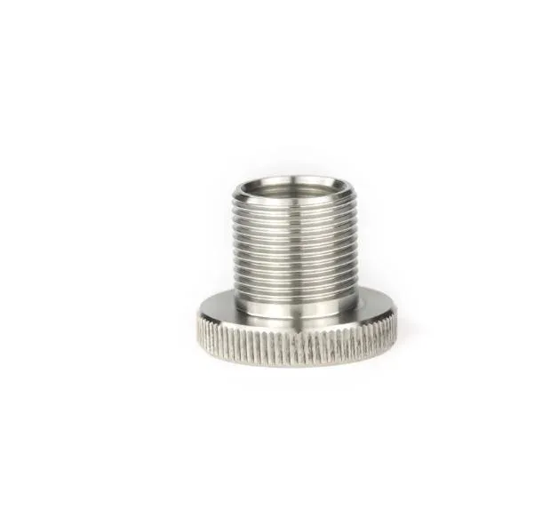 Seamless Stainless Steel Threaded Adapter 12-28 ID Female to 58-24 OD Male Precision CNC Convertor - Image 6