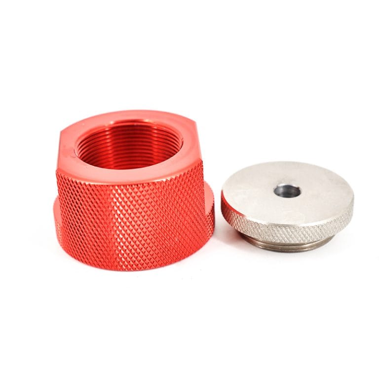 Upgrade Your Solvent Filtration: 8.5″L 1.55″ OD Radial Aluminum Modular Solvent Trap Kit with 17-4 Steel Cup Fuel Filter 1.375×24 Tube, 5/8×24 + 1/2×28 Threads - Image 5